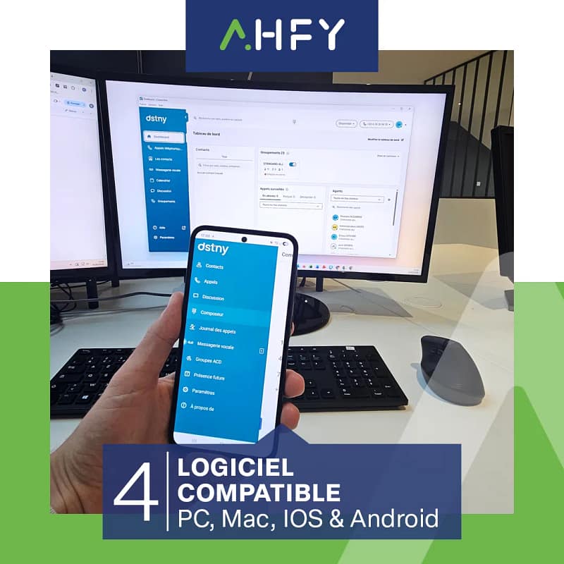 La softphonie (3) AHFY Infogérance, cloud, réseaux, téléphonie, sécurité, audiovisuel & équipements